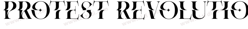 Protest Revolution字体转换